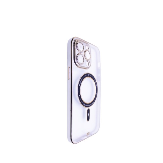 Magnetic Case with Camera Lens Q Series For Apple iPhone 14 Pro Max White Magnetic Case with Camera Lens Q Series For Apple iPhone 14 Pro Max White